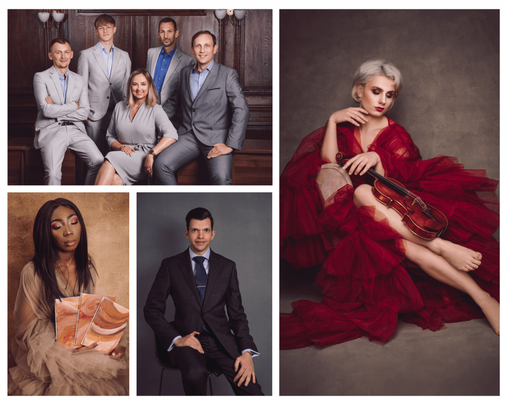 collage of branding photography by Renata Clarke